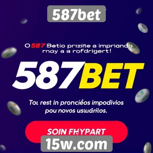 Site 587bet inicia promoções para novos usuários
