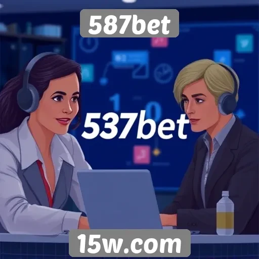 Desempenho do suporte ao cliente no 587bet