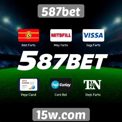 Métodos de pagamento aceitos no 587bet